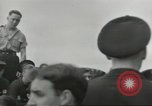 Standbild alliierten Konvois Colleville-sur-Mer Normandie Frankreich, 1944, aus Sekunde 4 historischem Filmmaterial Videoclip 65675061302