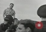 Standbild alliierten Konvois Colleville-sur-Mer Normandie Frankreich, 1944, aus Sekunde 5 historischem Filmmaterial Videoclip 65675061302