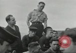 Standbild alliierten Konvois Colleville-sur-Mer Normandie Frankreich, 1944, aus Sekunde 8 historischem Filmmaterial Videoclip 65675061302