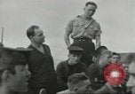 Standbild alliierten Konvois Colleville-sur-Mer Normandie Frankreich, 1944, aus Sekunde 9 historischem Filmmaterial Videoclip 65675061302