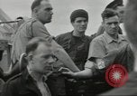Standbild alliierten Konvois Colleville-sur-Mer Normandie Frankreich, 1944, aus Sekunde 13 historischem Filmmaterial Videoclip 65675061302