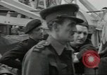 Standbild alliierten Konvois Colleville-sur-Mer Normandie Frankreich, 1944, aus Sekunde 16 historischem Filmmaterial Videoclip 65675061302