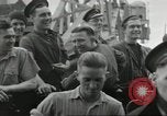 Standbild alliierten Konvois Colleville-sur-Mer Normandie Frankreich, 1944, aus Sekunde 34 historischem Filmmaterial Videoclip 65675061302