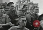 Standbild alliierten Konvois Colleville-sur-Mer Normandie Frankreich, 1944, aus Sekunde 36 historischem Filmmaterial Videoclip 65675061302