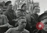 Standbild alliierten Konvois Colleville-sur-Mer Normandie Frankreich, 1944, aus Sekunde 38 historischem Filmmaterial Videoclip 65675061302