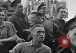 Standbild alliierten Konvois Colleville-sur-Mer Normandie Frankreich, 1944, aus Sekunde 39 historischem Filmmaterial Videoclip 65675061302