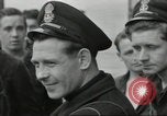 Standbild alliierten Konvois Colleville-sur-Mer Normandie Frankreich, 1944, aus Sekunde 51 historischem Filmmaterial Videoclip 65675061302