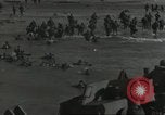 Image of British sailors Colleville-sur-Mer Normandy France, 1944, second 8 stock footage video 65675061304