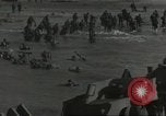 Image of British sailors Colleville-sur-Mer Normandy France, 1944, second 12 stock footage video 65675061304