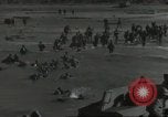 Image of British sailors Colleville-sur-Mer Normandy France, 1944, second 22 stock footage video 65675061304