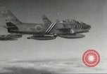 Image of F 86 aircraft Japan, 1956, second 45 stock footage video 65675061323
