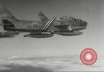 Image of F 86 aircraft Japan, 1956, second 46 stock footage video 65675061323