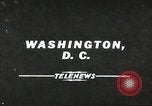 Standbild Präsident Dwight Eisenhower Washington DC USA, 1957, aus Sekunde 1 historischem Filmmaterial Videoclip 65675061330