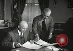 Standbild Präsident Dwight Eisenhower Washington DC USA, 1957, aus Sekunde 7 historischem Filmmaterial Videoclip 65675061330