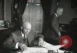 Standbild Präsident Dwight Eisenhower Washington DC USA, 1957, aus Sekunde 8 historischem Filmmaterial Videoclip 65675061330