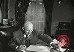 Standbild Präsident Dwight Eisenhower Washington DC USA, 1957, aus Sekunde 11 historischem Filmmaterial Videoclip 65675061330