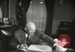 Standbild Präsident Dwight Eisenhower Washington DC USA, 1957, aus Sekunde 12 historischem Filmmaterial Videoclip 65675061330