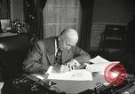 Standbild Präsident Dwight Eisenhower Washington DC USA, 1957, aus Sekunde 15 historischem Filmmaterial Videoclip 65675061330
