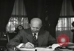 Standbild Präsident Dwight Eisenhower Washington DC USA, 1957, aus Sekunde 17 historischem Filmmaterial Videoclip 65675061330