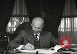 Standbild Präsident Dwight Eisenhower Washington DC USA, 1957, aus Sekunde 18 historischem Filmmaterial Videoclip 65675061330