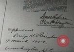 Standbild Präsident Dwight Eisenhower Washington DC USA, 1957, aus Sekunde 28 historischem Filmmaterial Videoclip 65675061330