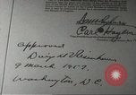 Standbild Präsident Dwight Eisenhower Washington DC USA, 1957, aus Sekunde 30 historischem Filmmaterial Videoclip 65675061330