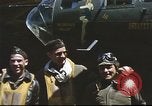 Image of B-17 Flying Fortress bomber crew United Kingdom, 1943, second 18 stock footage video 65675061380