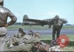 Image of B-17 Flying Fortress bomber crew United Kingdom, 1943, second 49 stock footage video 65675061380