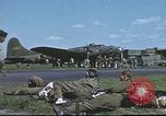 Image of B-17 Flying Fortress bomber crew United Kingdom, 1943, second 60 stock footage video 65675061380