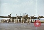 Image of B-17 Flying Fortress bomber crew United Kingdom, 1943, second 15 stock footage video 65675061386