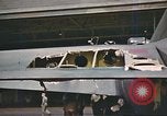 Image of flak damaged B-17 England United Kingdom, 1943, second 11 stock footage video 65675061407