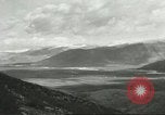 Image of shell explosions Cassino Italy, 1944, second 27 stock footage video 65675061472