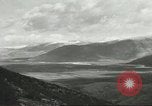 Image of shell explosions Cassino Italy, 1944, second 29 stock footage video 65675061472