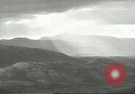Image of shell explosions Cassino Italy, 1944, second 32 stock footage video 65675061472