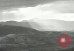 Image of shell explosions Cassino Italy, 1944, second 34 stock footage video 65675061472