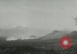 Image of shell explosions Cassino Italy, 1944, second 38 stock footage video 65675061472