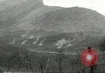 Image of shell explosions Cassino Italy, 1944, second 61 stock footage video 65675061472