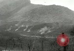 Image of shell explosions Cassino Italy, 1944, second 62 stock footage video 65675061472