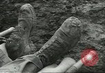 Image of dead American soldier Cassino Italy, 1944, second 9 stock footage video 65675061474