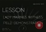 Image lady marines United States USA, 1942, de la seconde 1 séquences d'archives historiques vidéo 65675061479