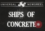 Image of concrete ship Georgia United States USA, 1944, second 3 stock footage video 65675061495
