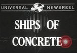 Image of concrete ship Georgia United States USA, 1944, second 5 stock footage video 65675061495