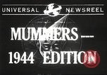 Image of Mummers Parade Philadelphia Pennsylvania USA, 1944, second 1 stock footage video 65675061497