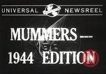 Image of Mummers Parade Philadelphia Pennsylvania USA, 1944, second 3 stock footage video 65675061497