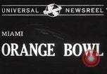 Image of college football game Miami Florida USA, 1944, second 7 stock footage video 65675061498
