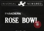 Image of college football game Pasadena California USA, 1944, second 1 stock footage video 65675061500