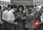 Image of U.S. Paratrooper talks with  French Forces of Interior Saint Tropez France, 1944, second 4 stock footage video 65675061547