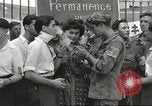 Image of U.S. Paratrooper talks with  French Forces of Interior Saint Tropez France, 1944, second 7 stock footage video 65675061547