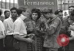 Image of U.S. Paratrooper talks with  French Forces of Interior Saint Tropez France, 1944, second 8 stock footage video 65675061547