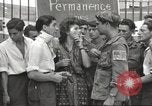 Image of U.S. Paratrooper talks with  French Forces of Interior Saint Tropez France, 1944, second 15 stock footage video 65675061547
